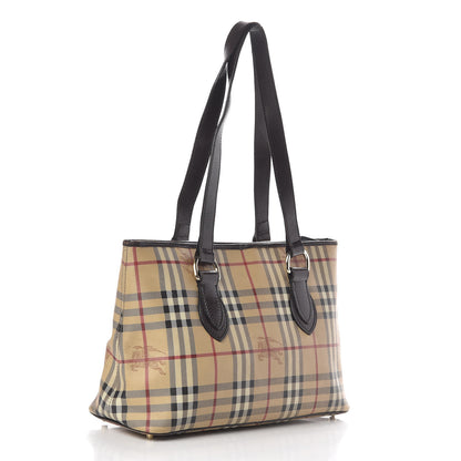 Burberry Haymarket Check Medium Regent Tote Chocolate 3 of 15