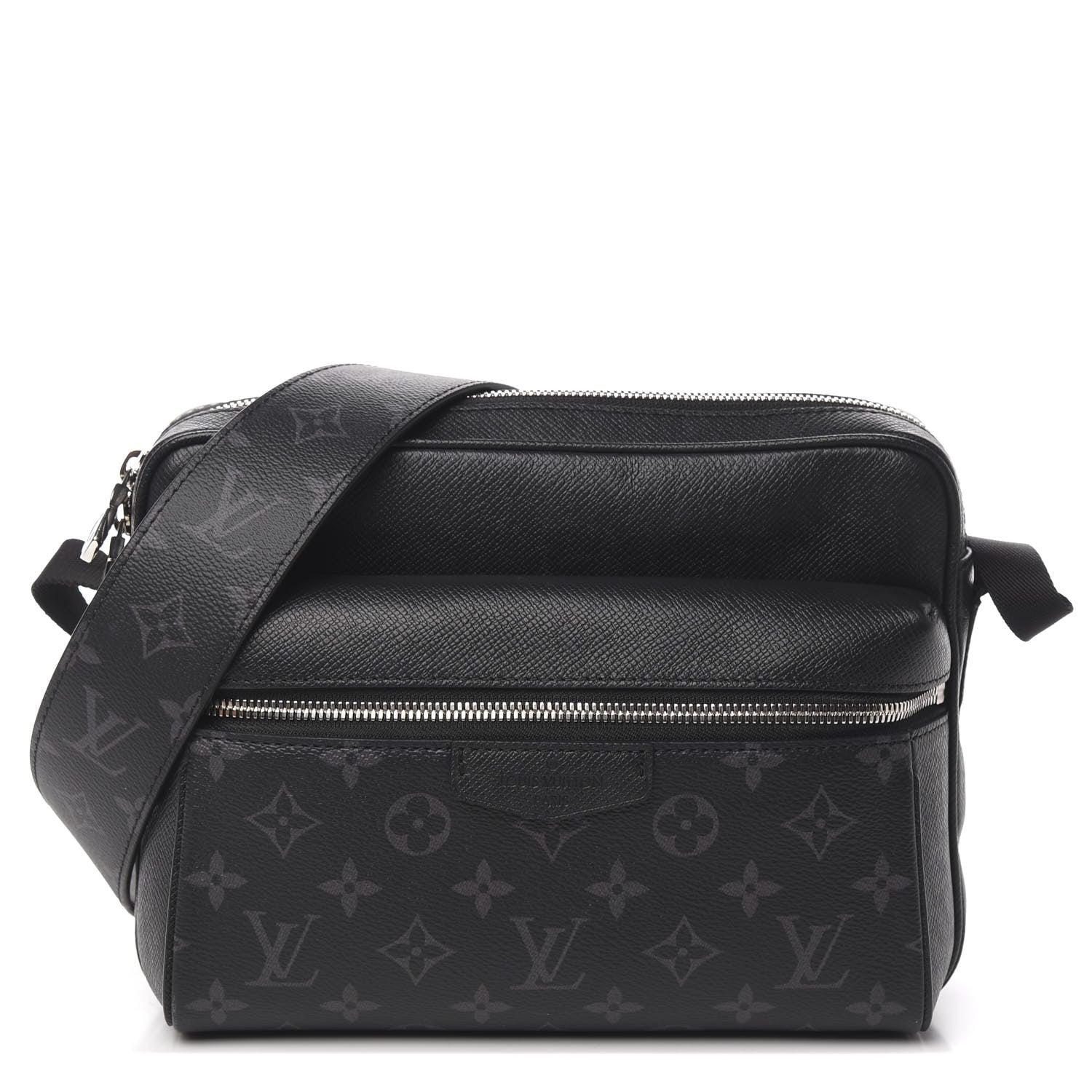 Louis Vuitton Taiga Monogram Eclipse Outdoor Messenger Black 1 of 10