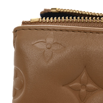 Louis Vuitton Lambskin Embossed Monogram Coussin PM Camel 12 of 12