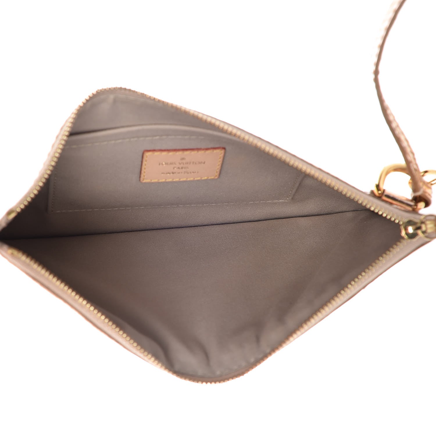 Louis Vuitton Monogram Miroir Inventeur Pochette Plat Dore Gold 5 of 8