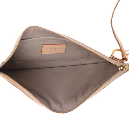 Louis Vuitton Monogram Miroir Inventeur Pochette Plat Dore Gold 5 of 8