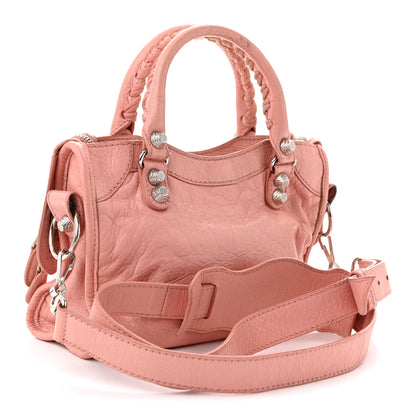 Balenciaga Agneau Giant 12 Silver Hardware Mini City Rose Peche 4 of 13