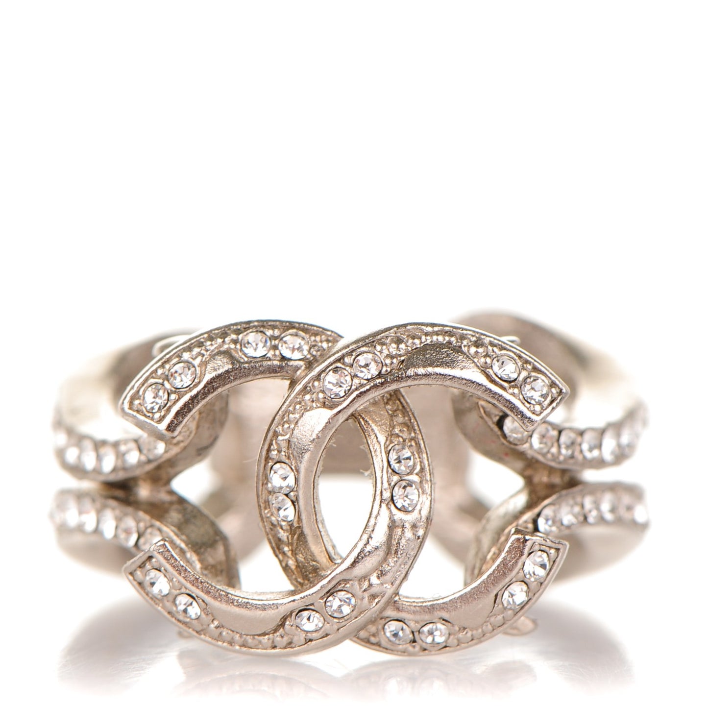 Crystal CC Ring 6 Silver