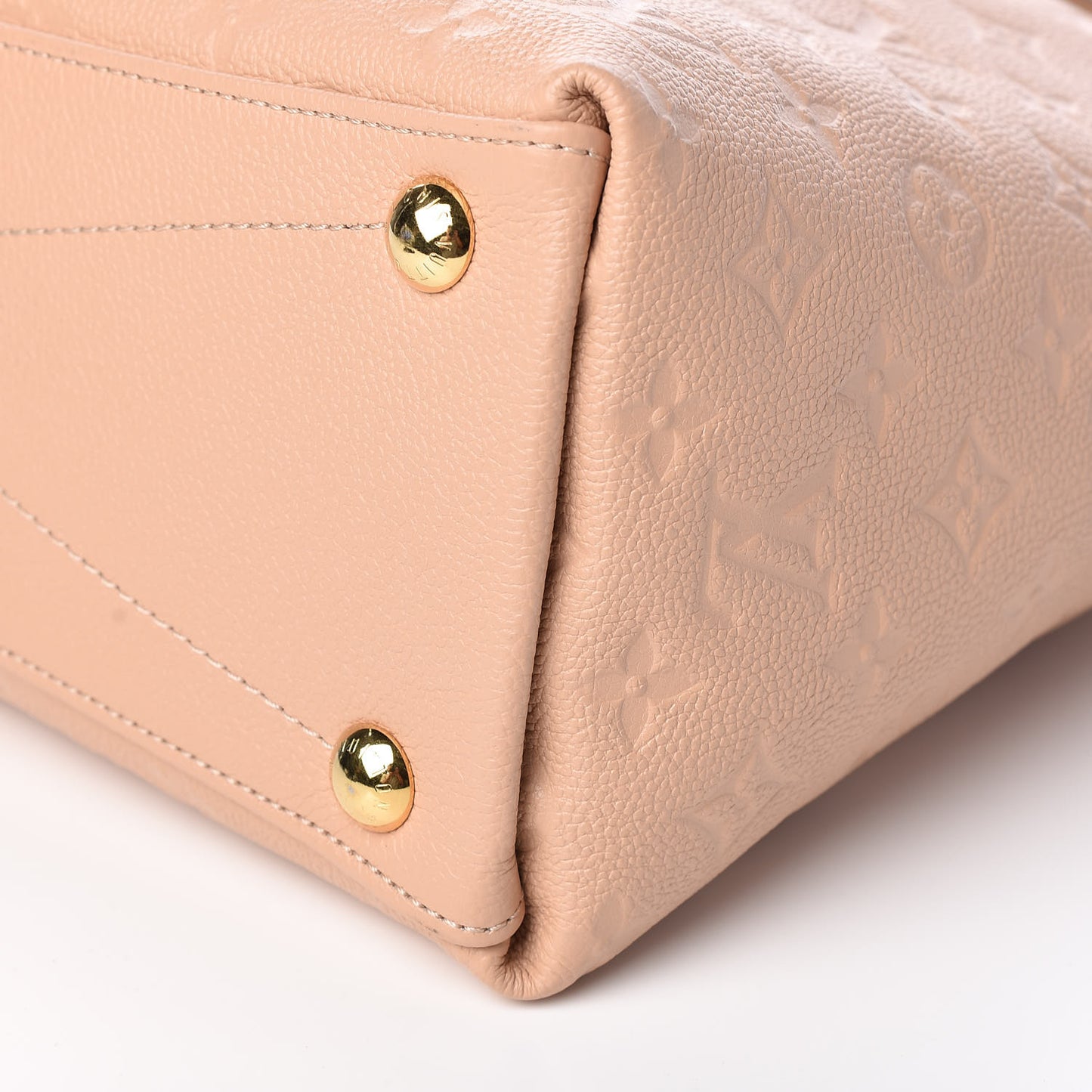 Empreinte V Tote MM Beige Rose Creme