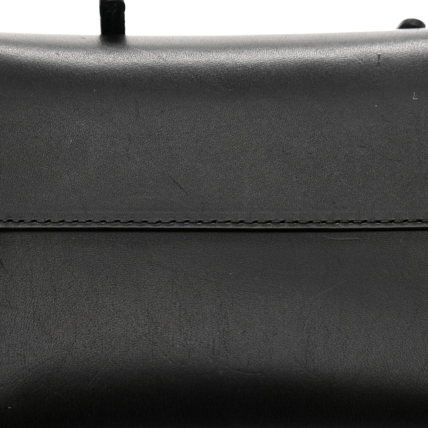 Calfskin Mini Bucket Bag Black Ballerina