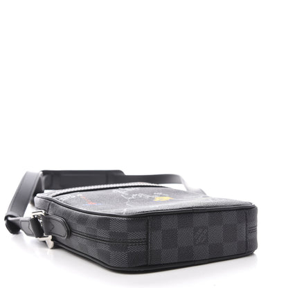 Louis Vuitton Damier Graphite Renaissance Slim Danube PM 4 of 10