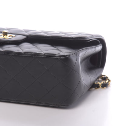 Chanel Lambskin Quilted Jumbo Double Flap Black 10 of 10