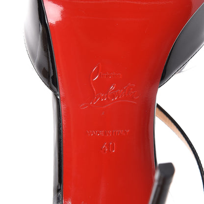 Christian Louboutin Patent PVC Cupidetta 100 Pumps 40 Black 7 of 9