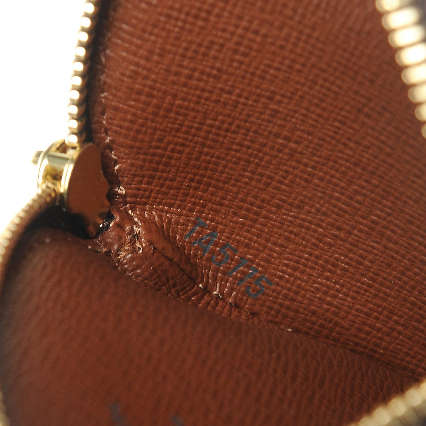 Monogram Round Coin Purse