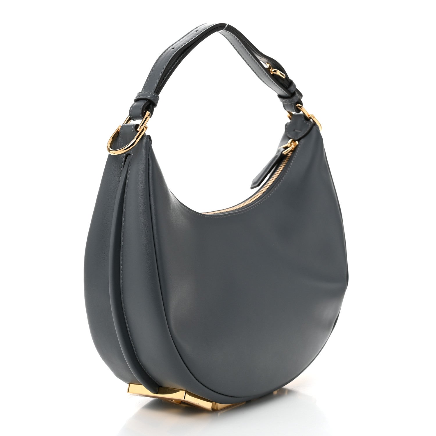Fendi Vitello Grace Matte Small Fendigraphy Hobo Bag Tempesta 3 of 10