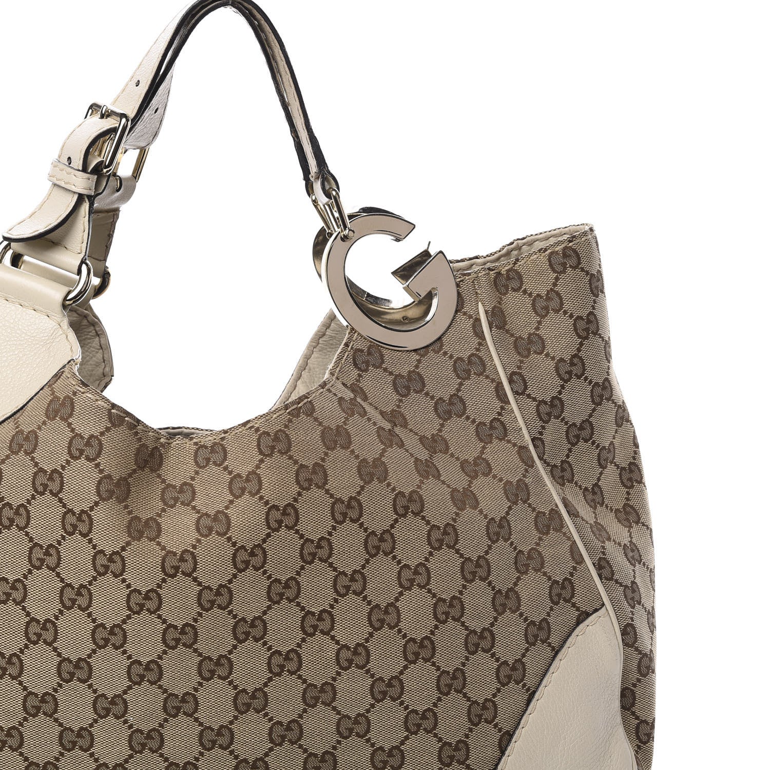 Gucci Monogram Charlotte Tote Off White 8 of 15