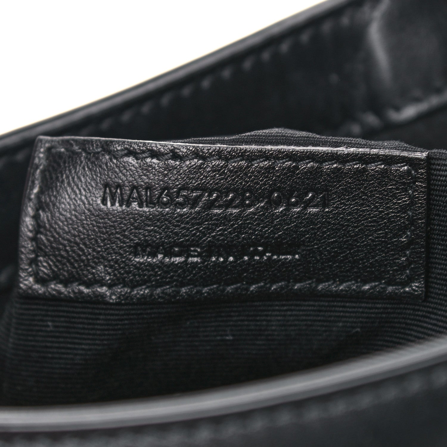 Saint Laurent Smooth Calfskin Le 5 A 7 Hobo Black 11 of 12