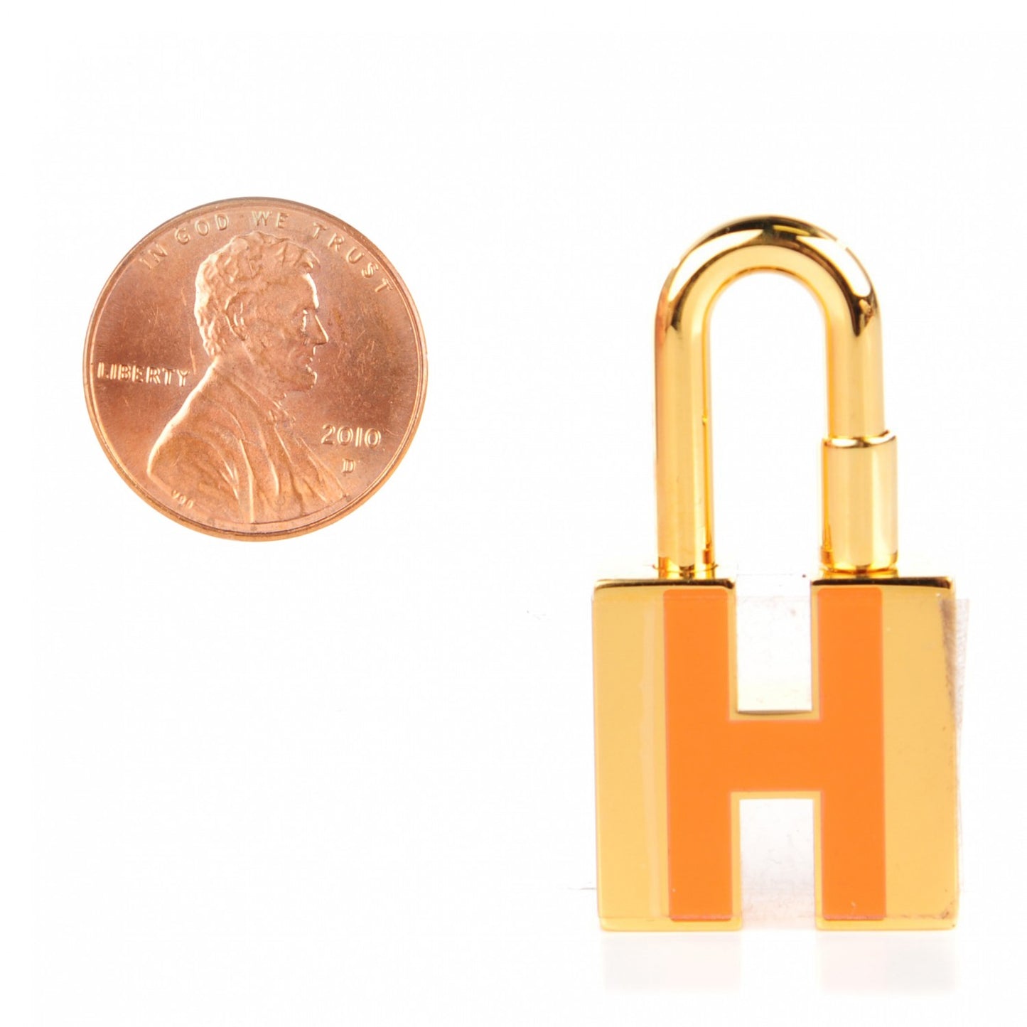 Laquer Cadenas Neon Lock Gold Orange