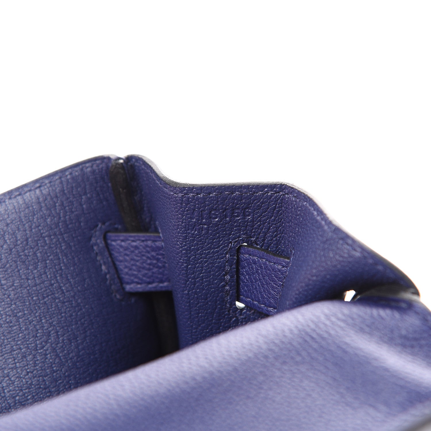 Hermes Togo Matte Alligator Kelly Retourne Touch 32 Bleu Encre 6 of 10