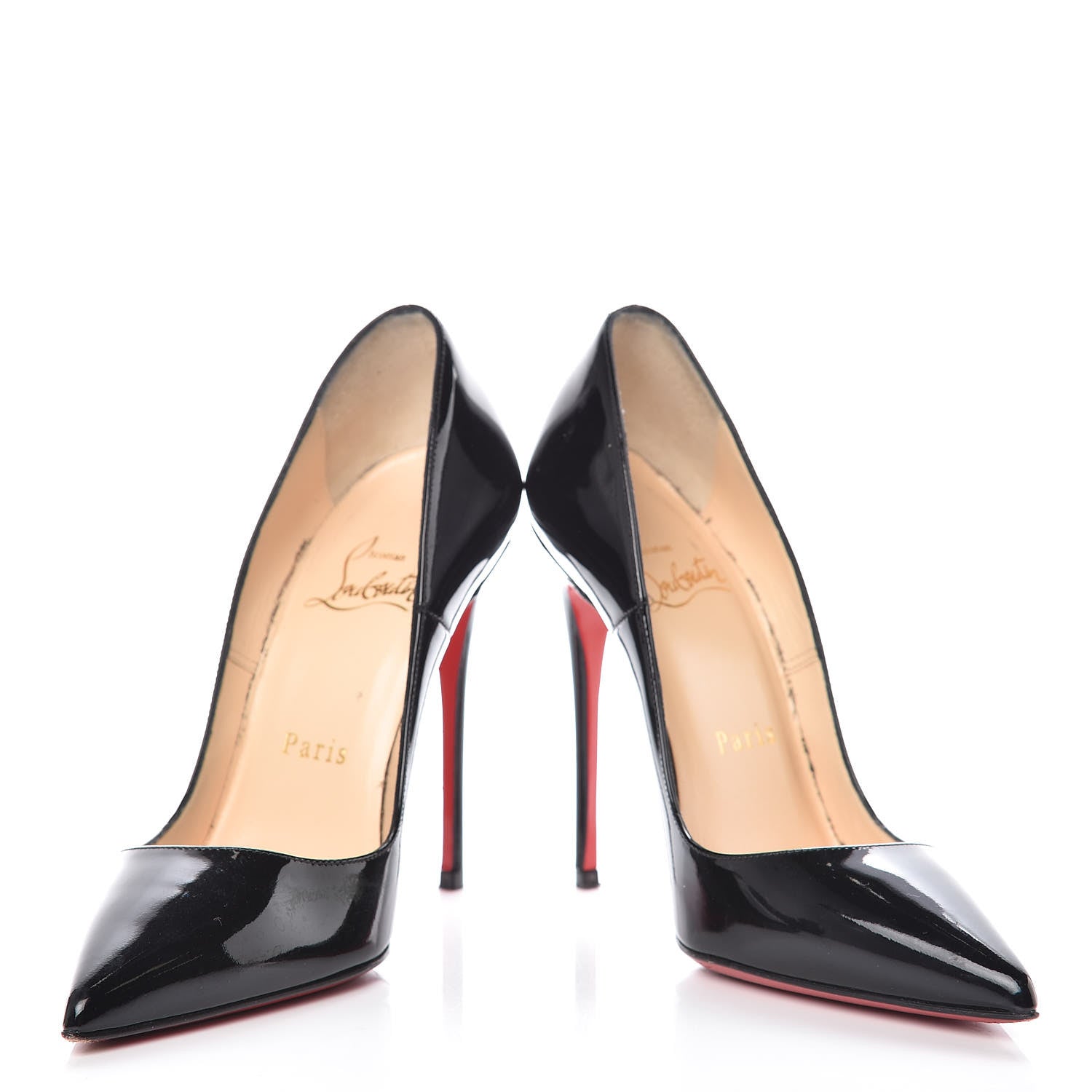 Christian Louboutin Patent So Kate 120 Pumps 34.5 Black 5 of 16