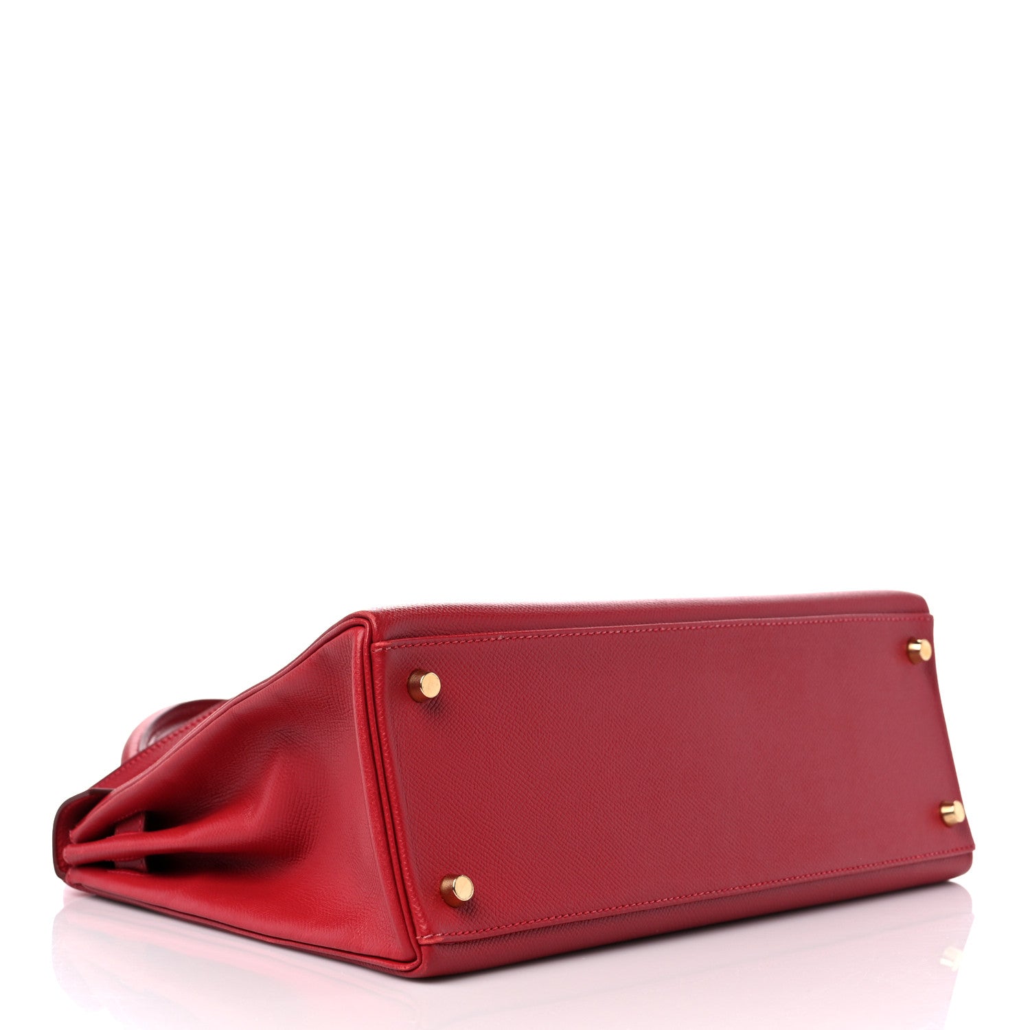 Hermes Courchevel Kelly Retourne 32 Rouge Vif 4 of 17