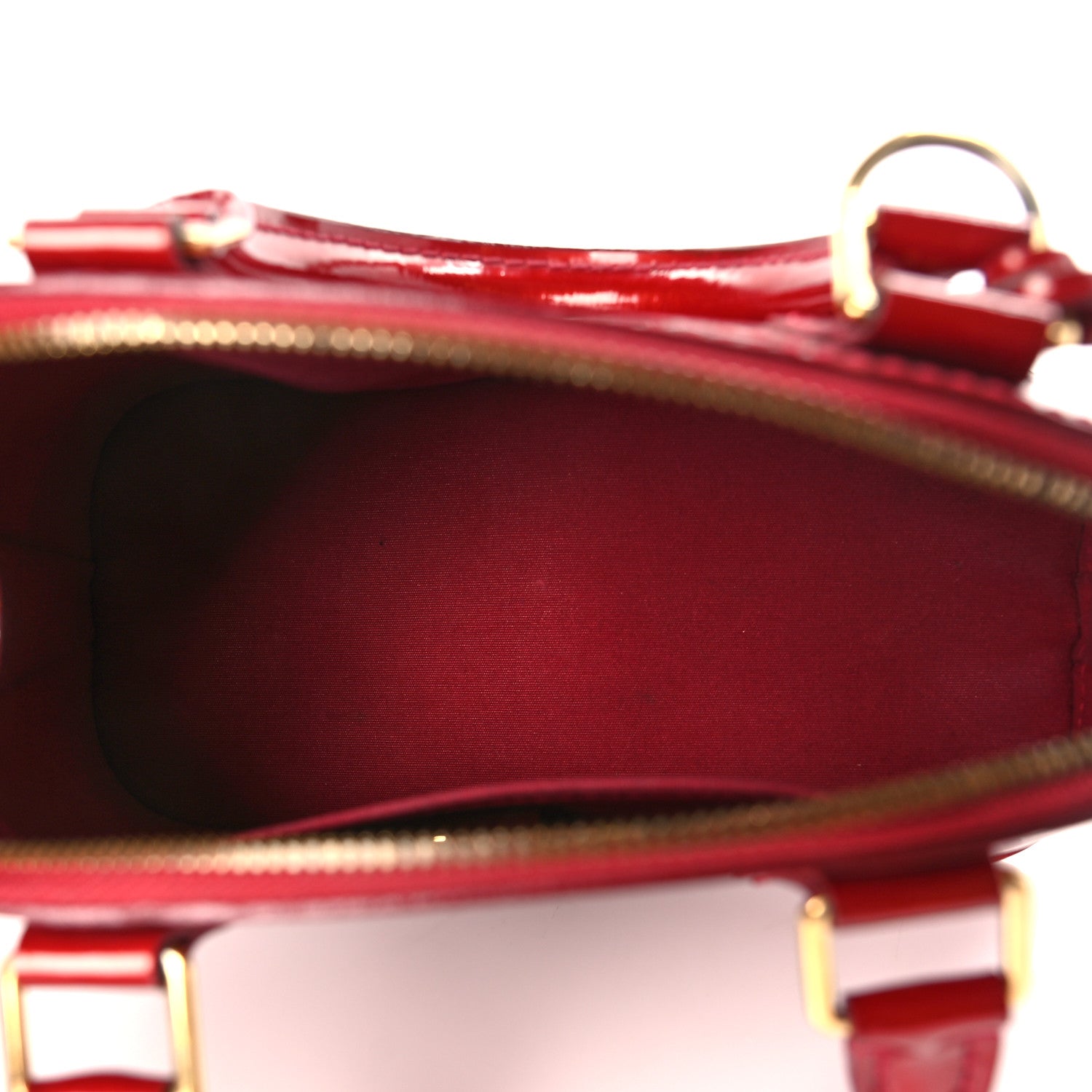 Louis Vuitton Vernis Alma BB Pomme D'Amour 5 of 8