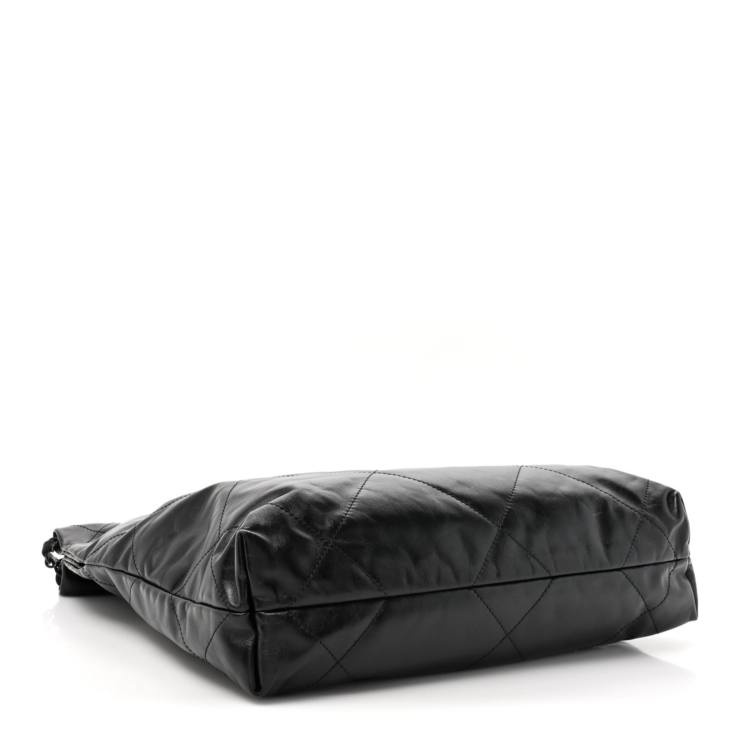 Chanel Shiny Calfskin Quilted Small Chanel 22 So Black 5 of 12