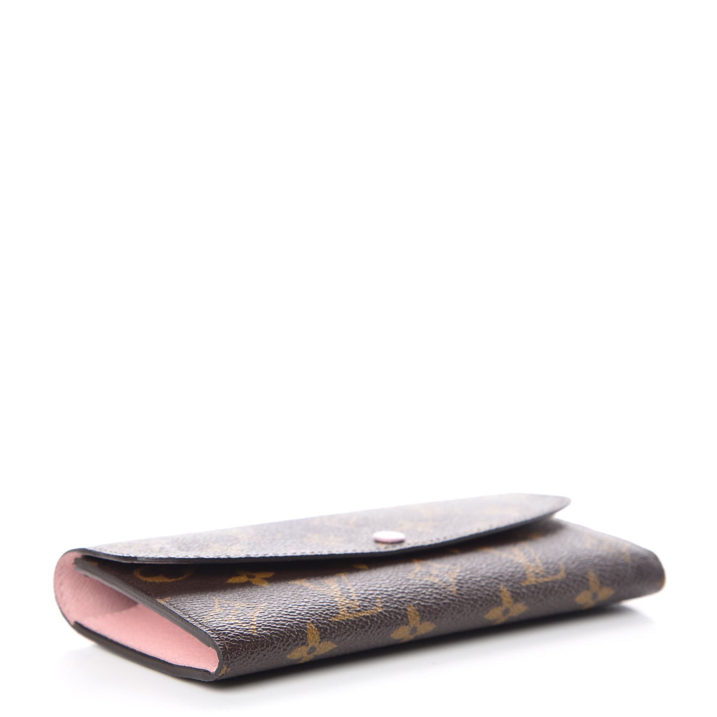 Monogram Emilie Wallet Rose Ballerine