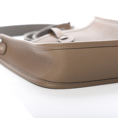 Hermes Taurillon Maurice Amazone Evelyne TPM Beige De Weimar Gris Etain 9 of 11