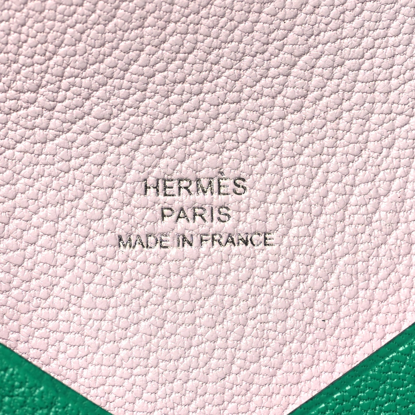 Chevre Mysore Verso Calvi Duo Card Case Menthe Rose Sakura