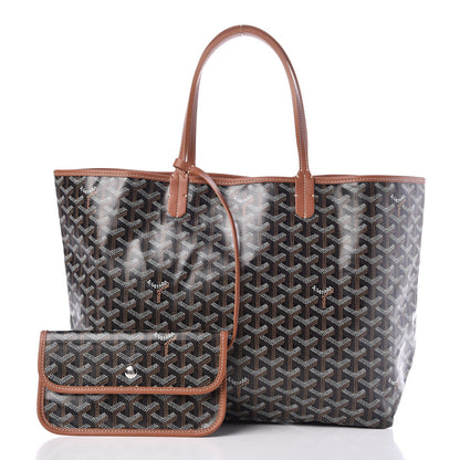 Goyard Goyardine Saint Louis PM Black Gold 3 of 9
