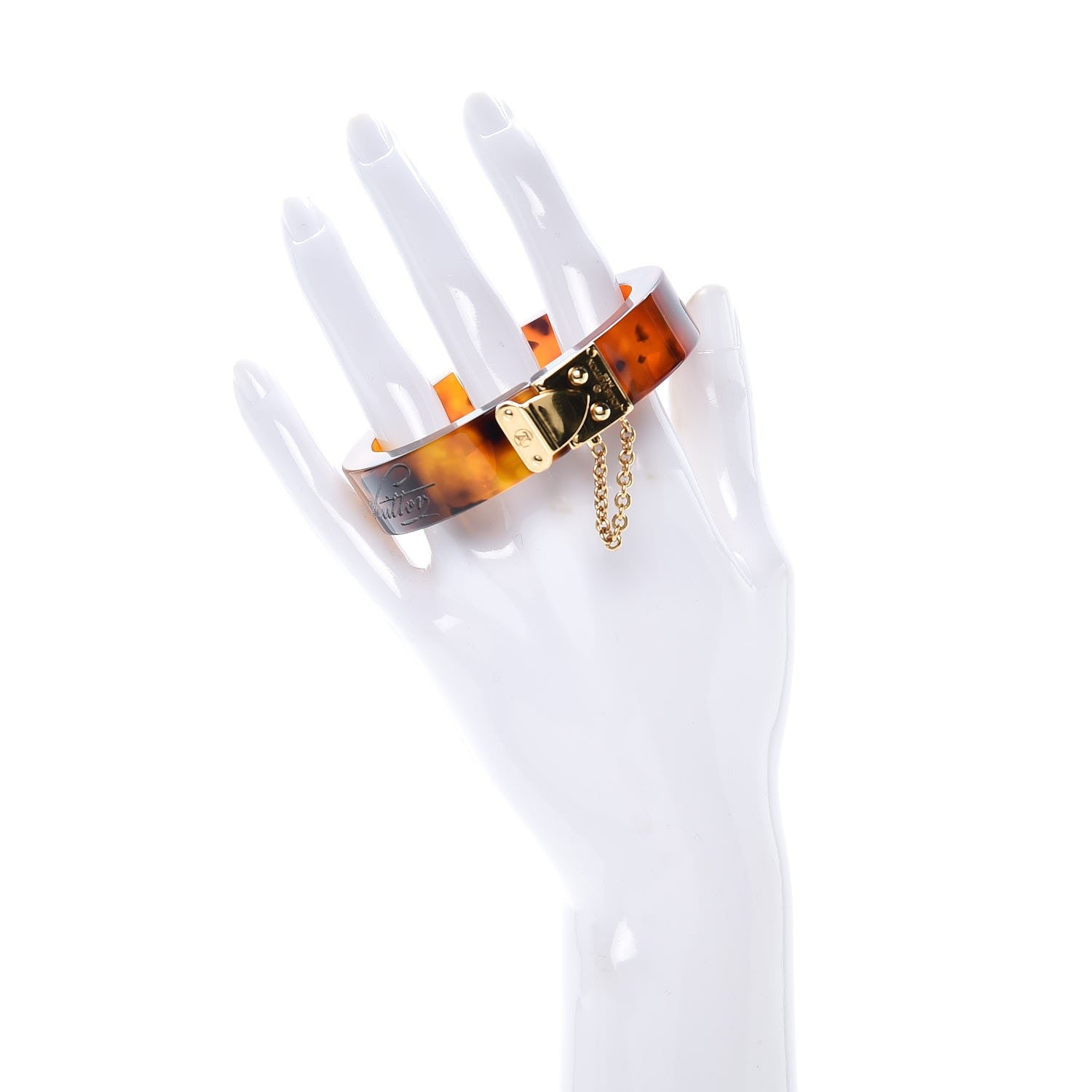 Louis Vuitton Lock Me Bracelet Ecaille 2 of 7