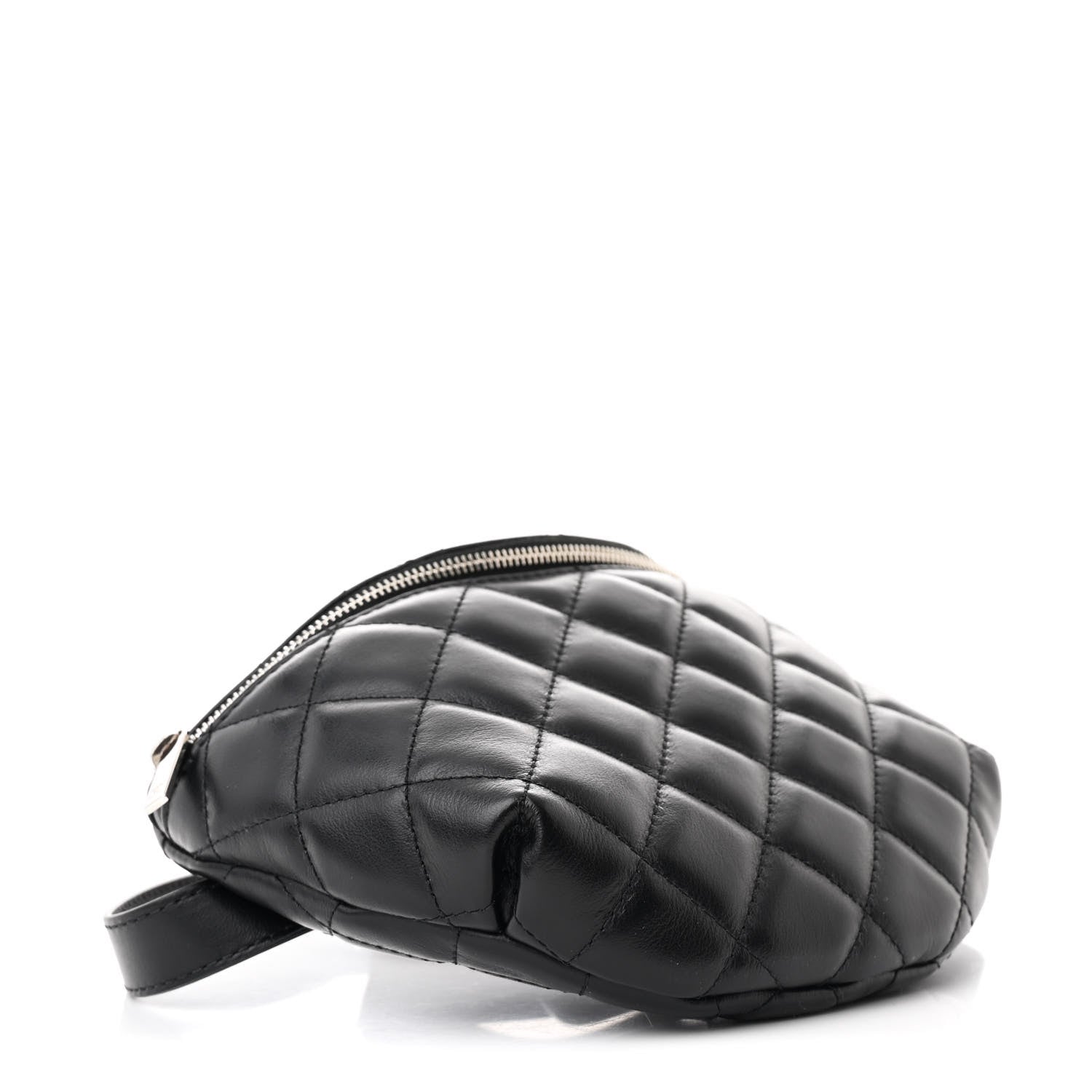 Chanel Calfskin Quilted Waist Belt Bag Black 4 of 11