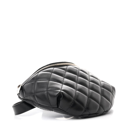 Chanel Calfskin Quilted Waist Belt Bag Black 4 of 11