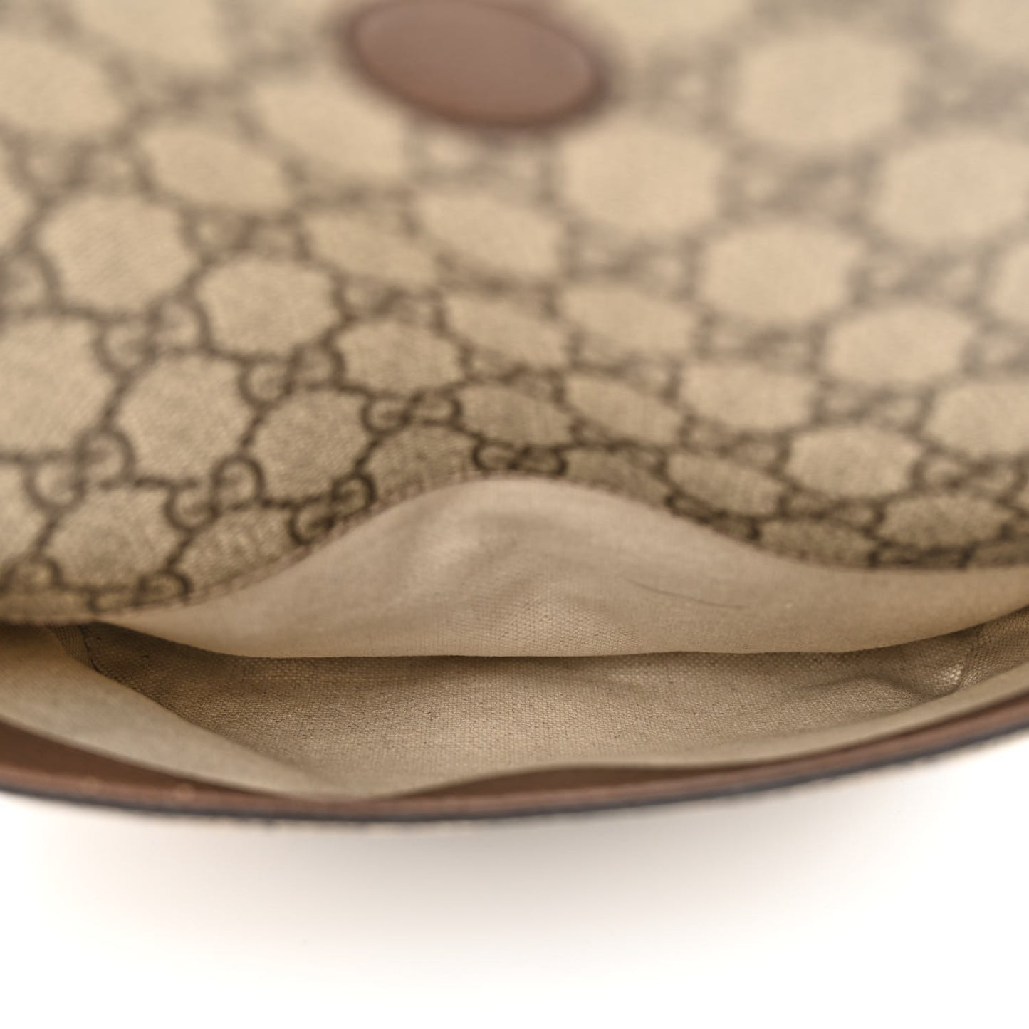 GG Supreme Monogram Web Small Neo Vintage Double Flap Messenger Bag Beige New Acero