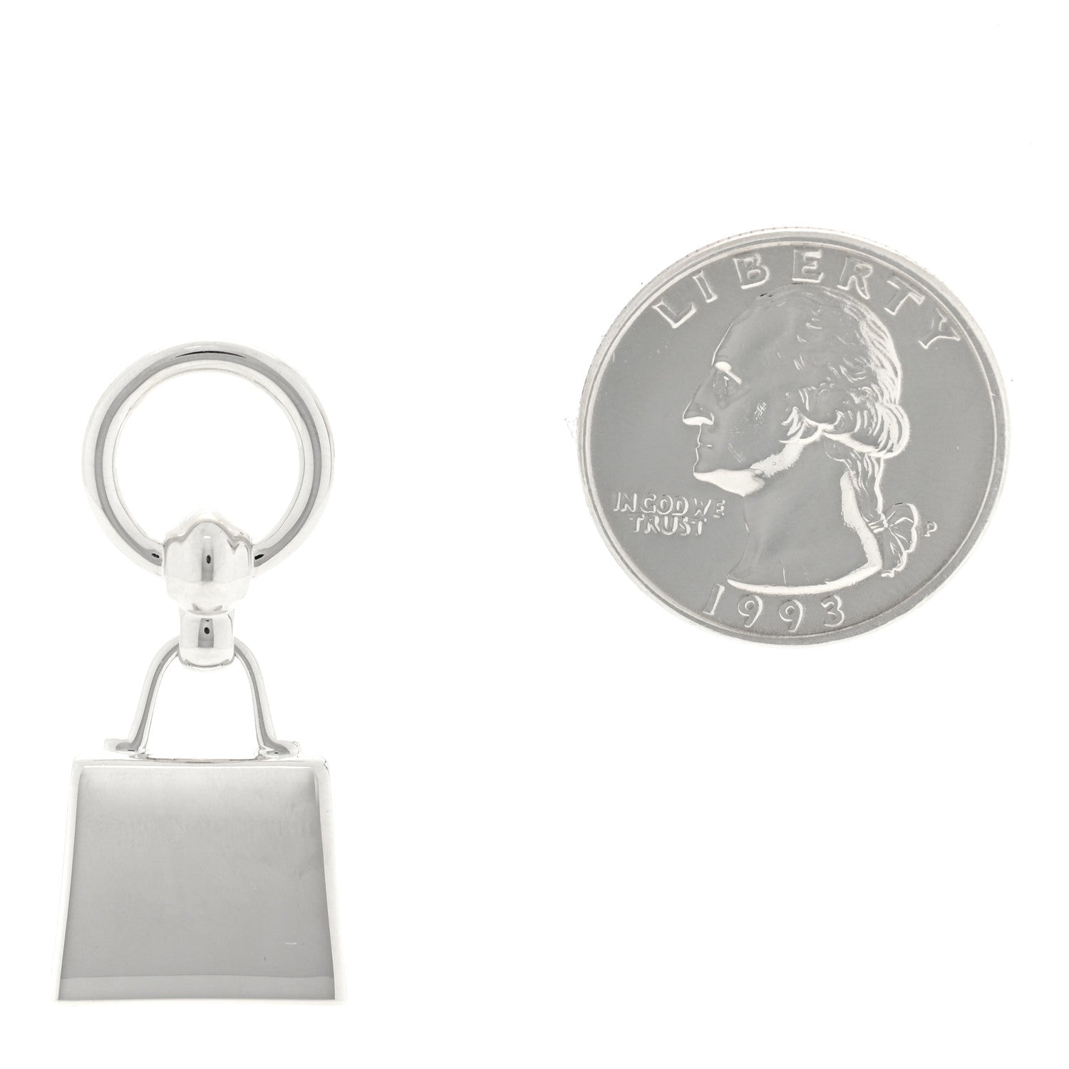 Hermes Palladium Mini Kelly Twilly Ring 2 of 3