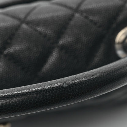 Chanel Caviar Quilted Small Coco Handle Flap Black 2 of 16
