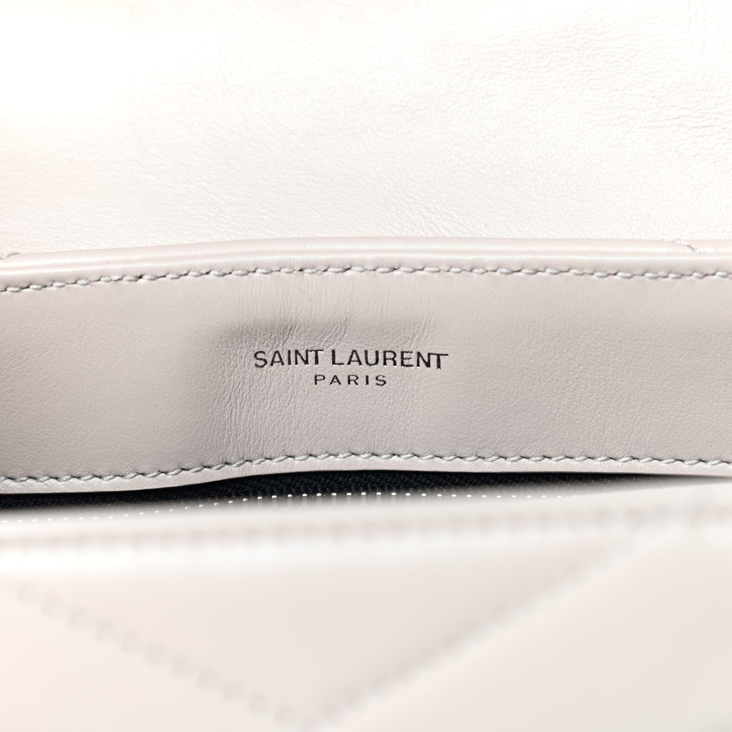 Saint Laurent Calfskin Y Quilted Monogram Toy Loulou Crossbody Bag Marble Pink 7 of 10