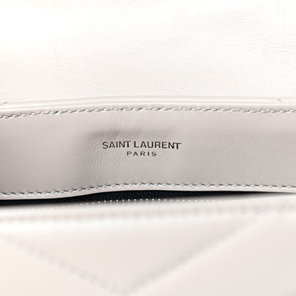 Saint Laurent Calfskin Y Quilted Monogram Toy Loulou Crossbody Bag Marble Pink 7 of 10