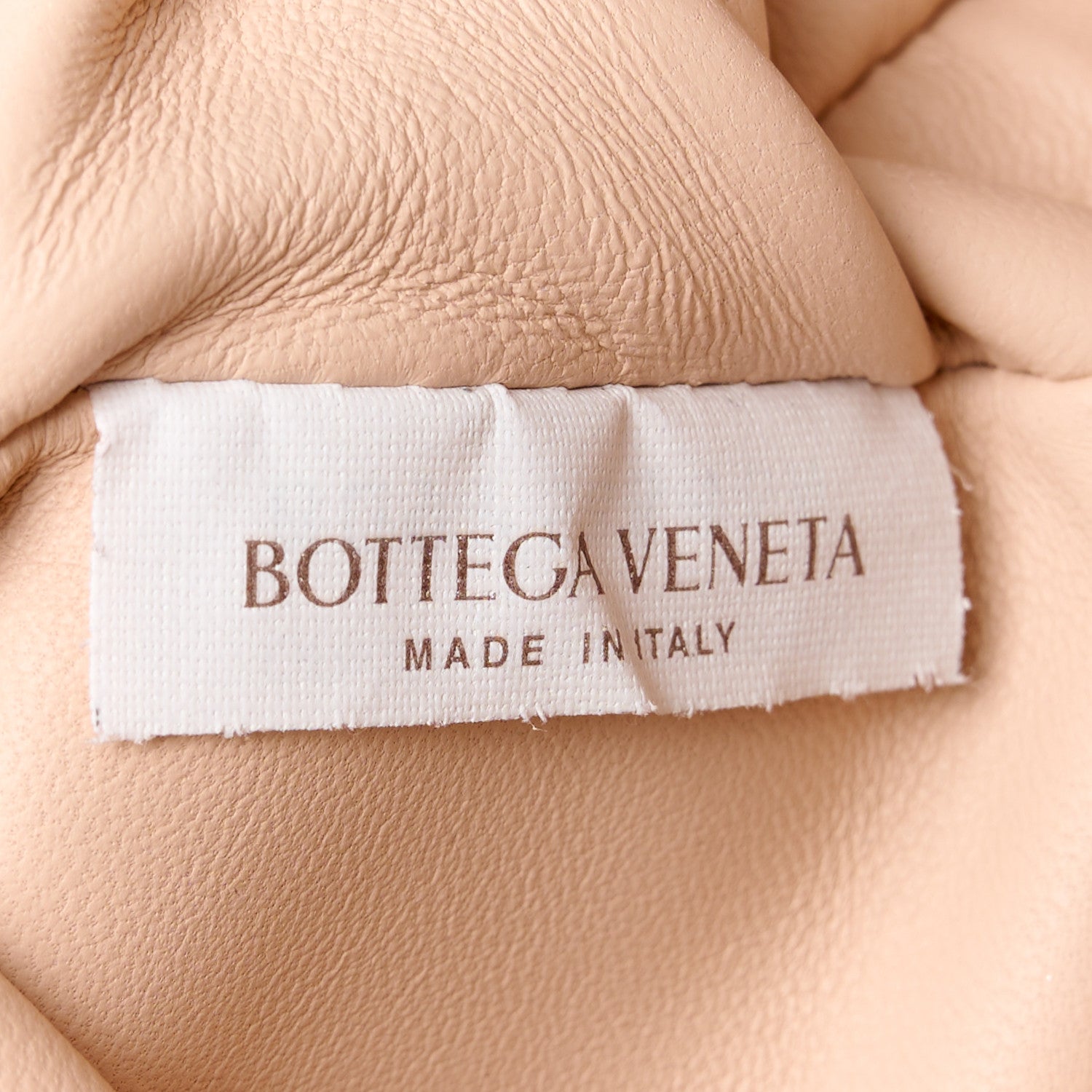 Bottega Veneta Goatskin Snakeskin Teen Pouch Cantaloupe 7 of 11