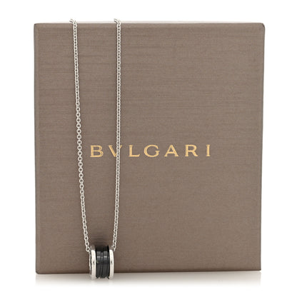 Bulgari Sterling Silver Ceramic Save The Children Pendant Necklace 6 of 6
