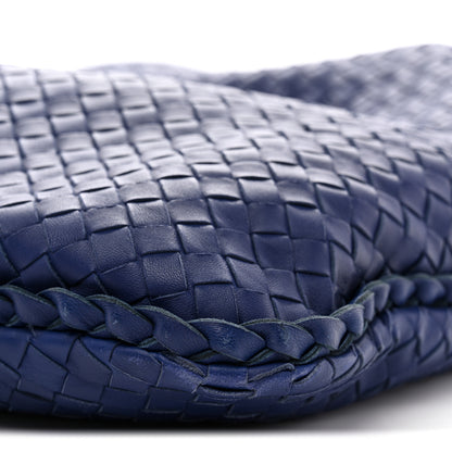 Bottega Veneta Nappa Intrecciato Maxi Veneta Hobo Baltic Blue 10 of 11
