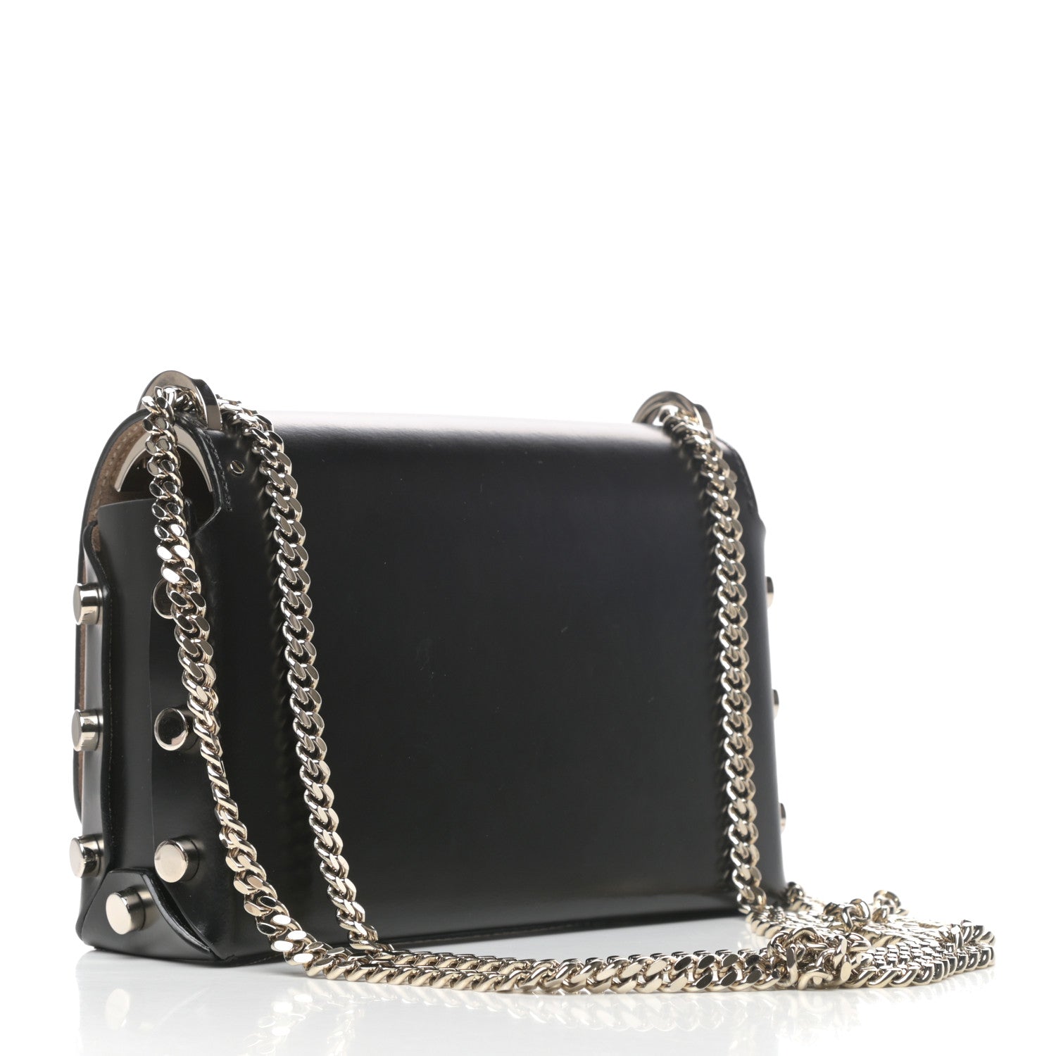 Jimmy Choo Smooth Calfskin Lockett Petite Shoulder Bag Black 3 of 10