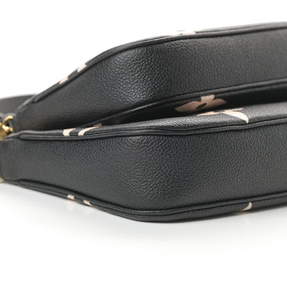 Louis Vuitton Empreinte Monogram Giant Multi Pochette Accessories Black Beige 10 of 11