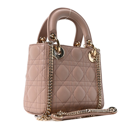 Christian Dior Lambskin Cannage Mini Lady Dior Fard 3 of 9