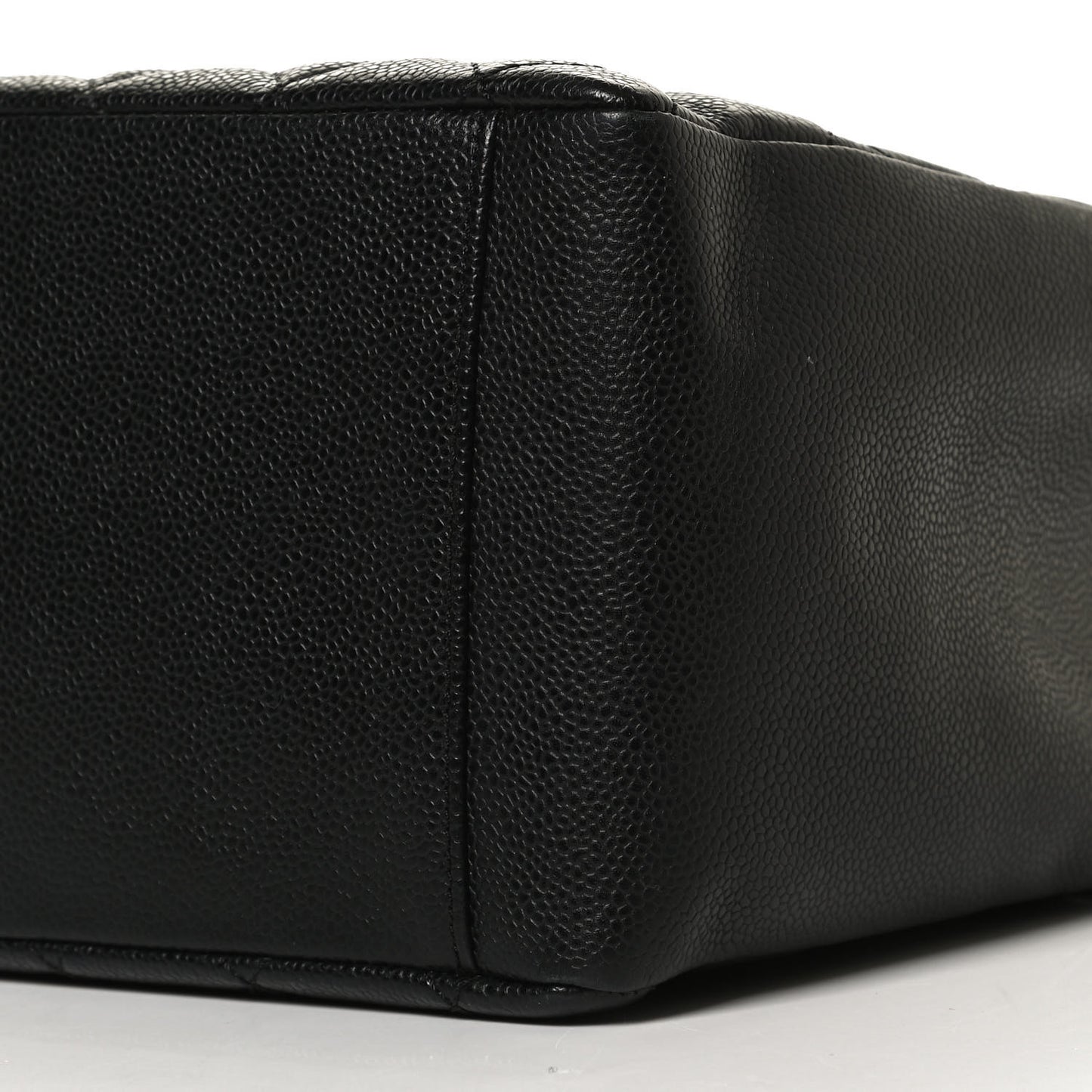 Caviar Quilted Grand Shopping Tote GST Black