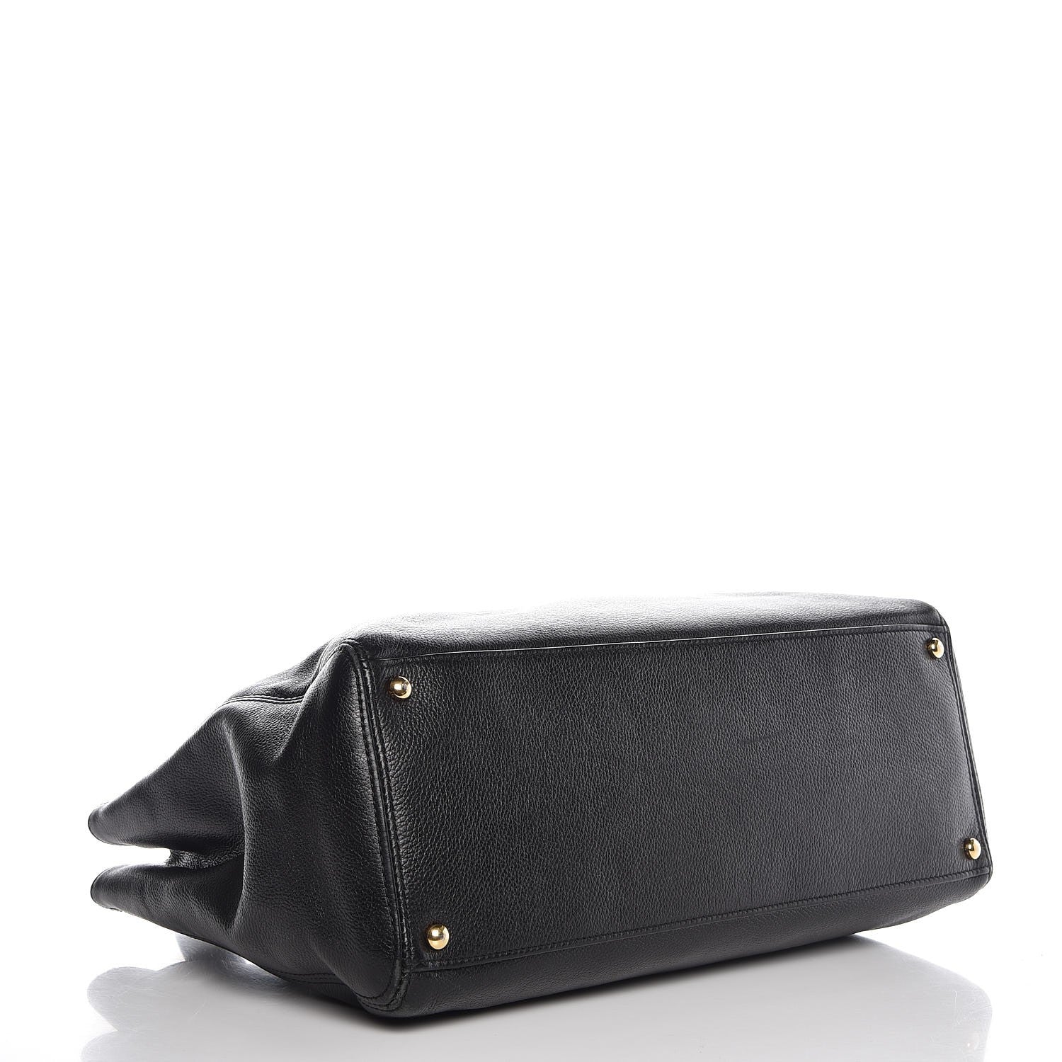Chanel Calfskin Cerf Executive Shopper Tote Black 5 of 10