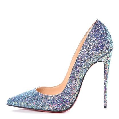 Christian Louboutin Glitter So Kate Dragonfly 120 Pumps 37.5 China Blue 1 of 11