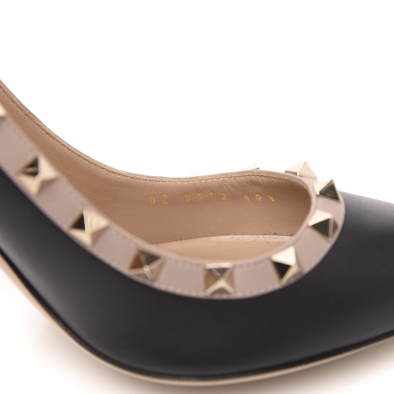 Valentino Garavani Nappa Rockstud 100mm Pumps 40.5 Black Poudre 7 of 8