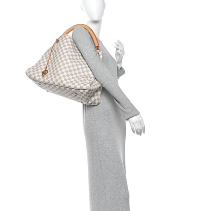 Louis Vuitton Damier Azur Artsy MM 2 of 9