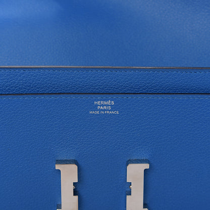 Hermes Evercolor Constance Long Wallet Bleu Zellige 5 of 6