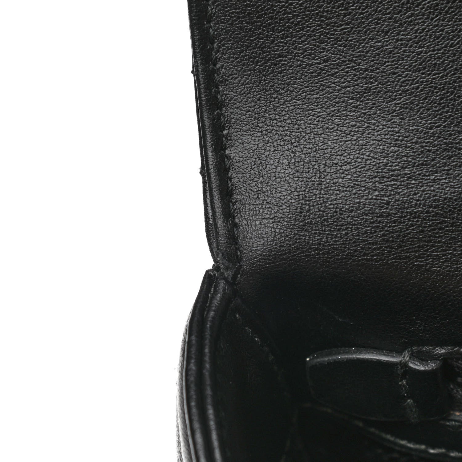Prada Soft Calfskin Impunture Diagramme Medium Chain Flap Shoulder Bag Black 11 of 12