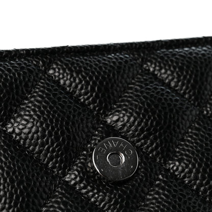 Chanel Caviar Quilted Wallet on Chain WOC Black 13 of 14