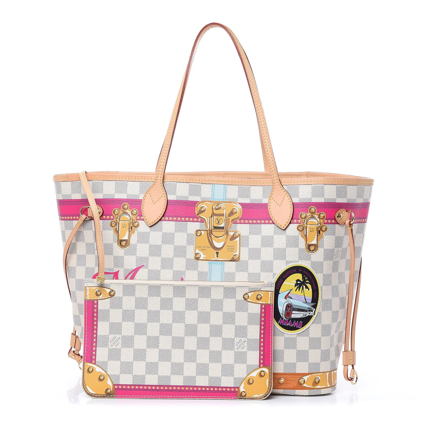 Damier Azur Summer Trunks Miami Neo Neverfull MM