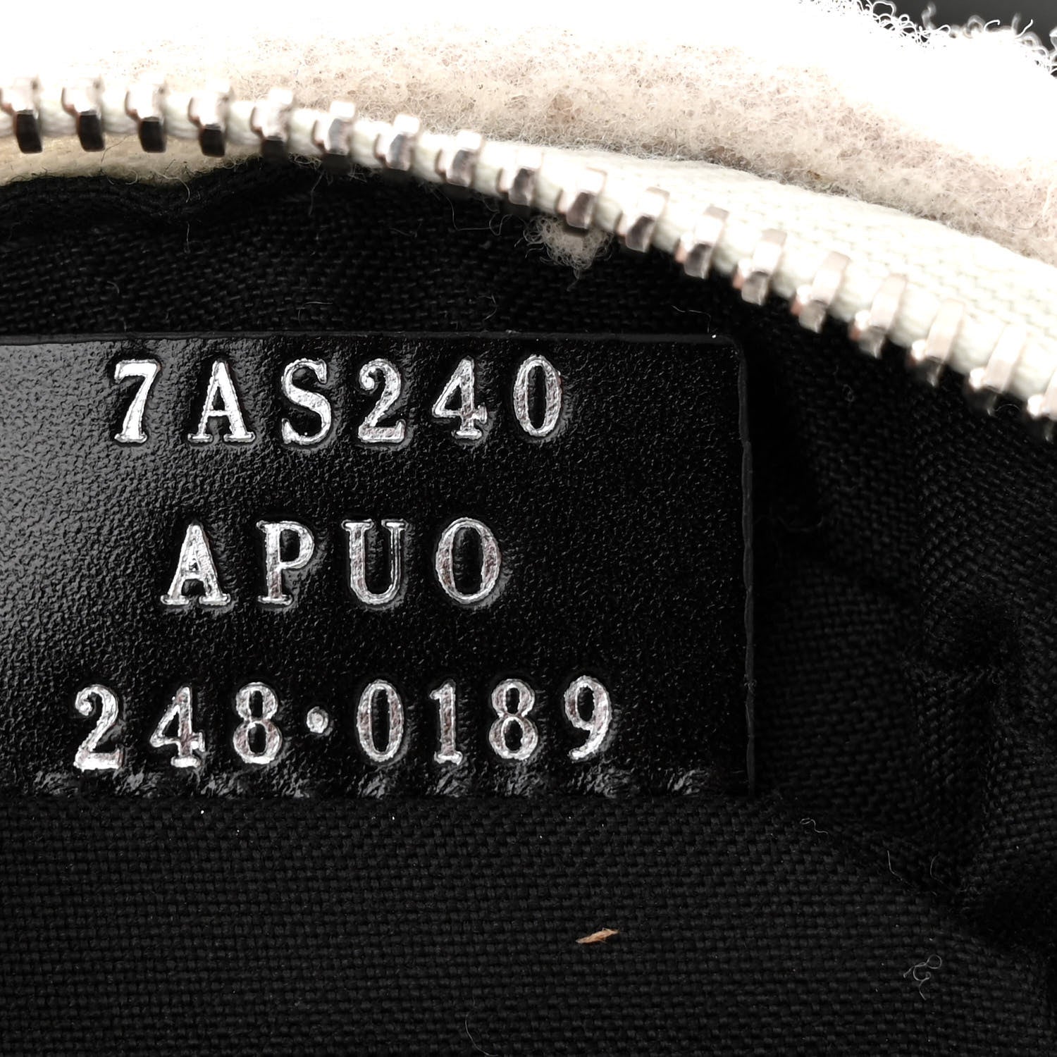 Fendi Sheepskin Karung Miniature Onigiri Bag White Ice Verde Alga 7 of 11